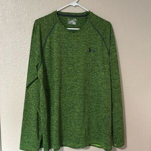 Under Armour men’s headgear green and black XL long sleeve shirt